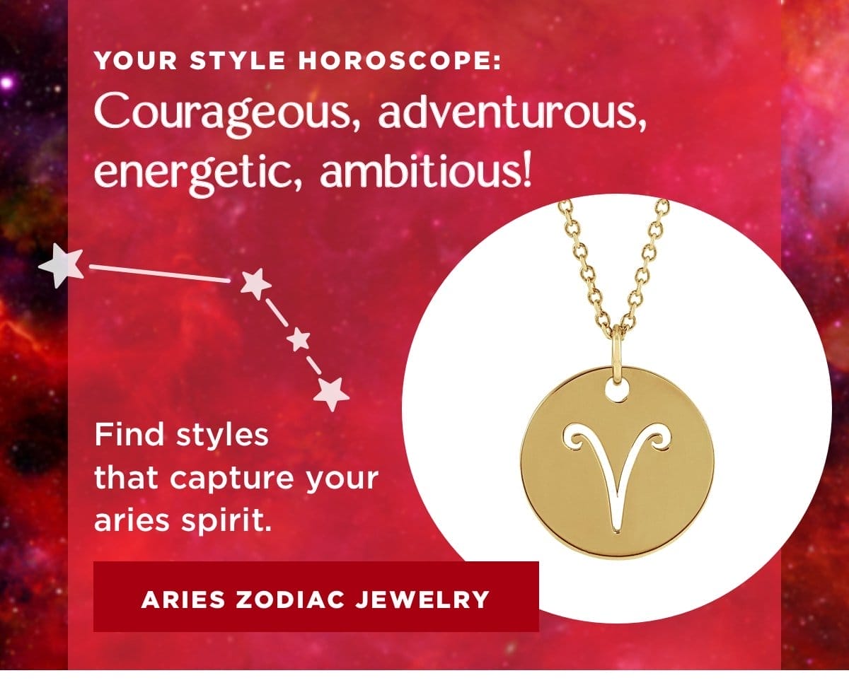 Shop Aries zodiac jewelry
