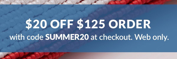 \\$20 Off \\$125 Order with code SUMMER20 at checkout. Web only.