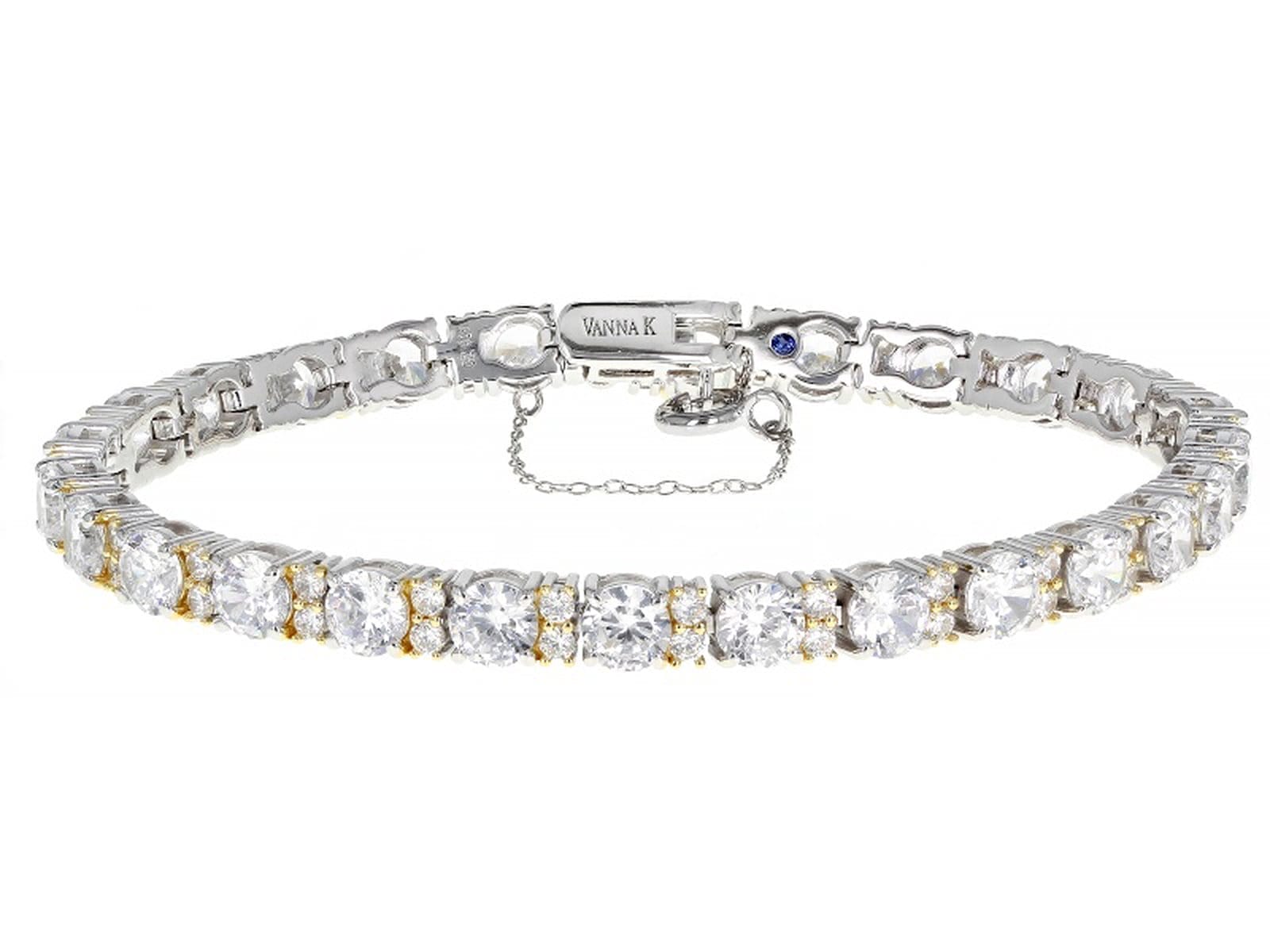 White Cubic Zirconia Platineve Bracelet 24.10ctw