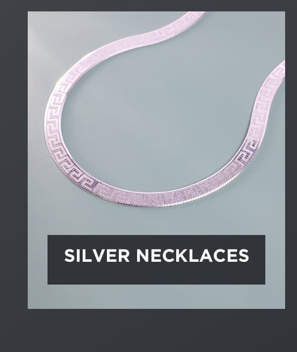 Shop all metal silver necklaces