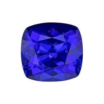 Tanzanite 10x9.5mm Cushion 4.85ct