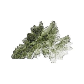 Moldavite 40.41x27.6mm Free-Form Specimen 3.90g