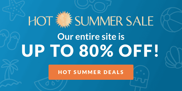 Hot Summer Sale: Sitewide savings up to 80% off