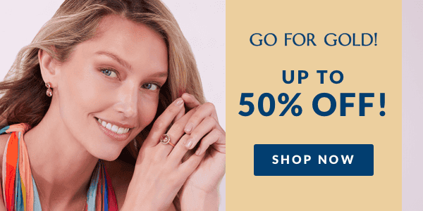 Shop gold jewelry up to 50% off