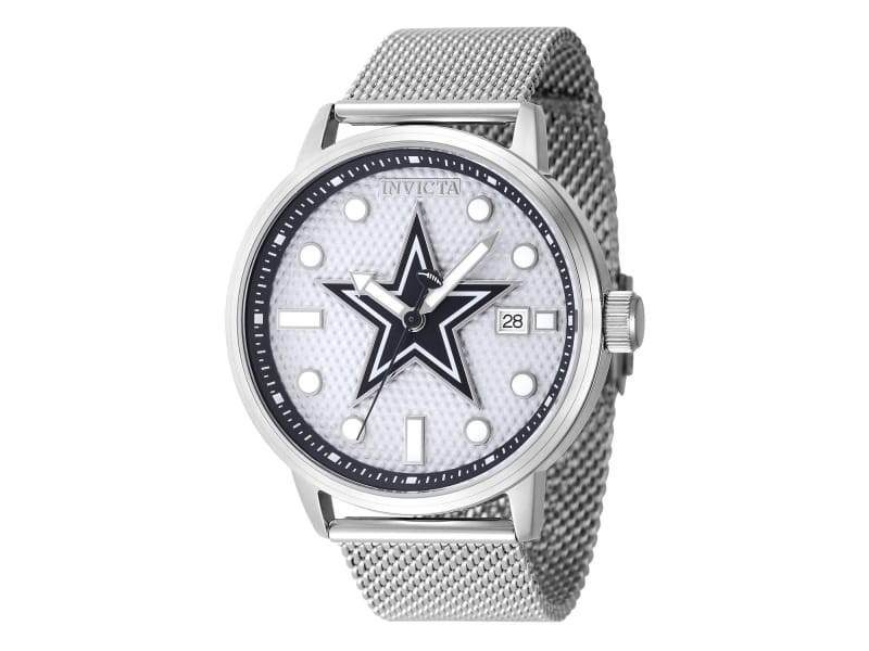 Invicta NFL 44mm Gray Dial Dallas Cowboys Quartz Watch