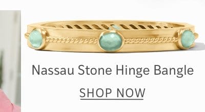 Nassau Stone Hinge Bangle - Shop Now