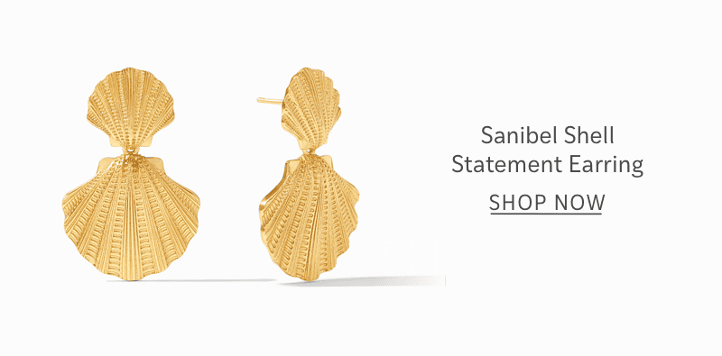 Sanibel Shell Statement Earring - Shop Now