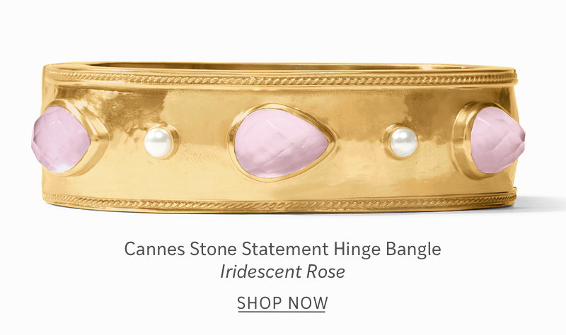 Cannes Stone Statement Hinge Bangle - Shop Now