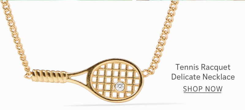 Tennis Racquet Delicate Necklace - Shop Now