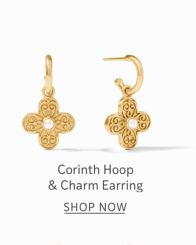 Corinth Hoop & Charm Earring - Shop Now