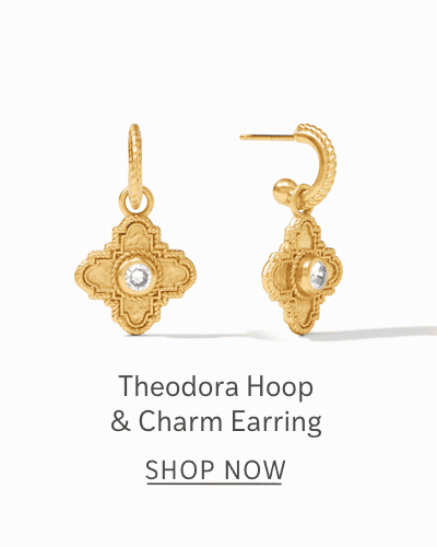 Theodora Hoop & Charm Earring - Shop Now