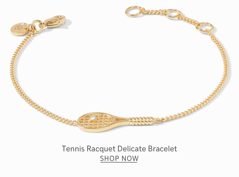 Tennis Racquet Delicate Bracelet- Shop Now