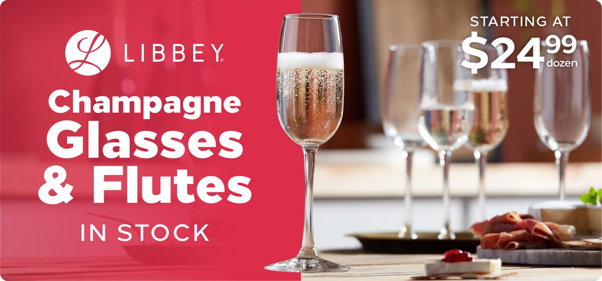 Libbey Champagne Glasses & Flutes