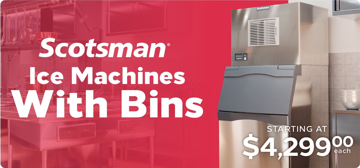 Scotsman Ice Machines with Bins