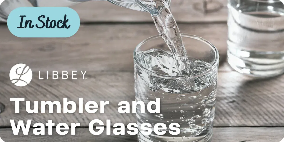 Libbey Tumbler & Water Glasses