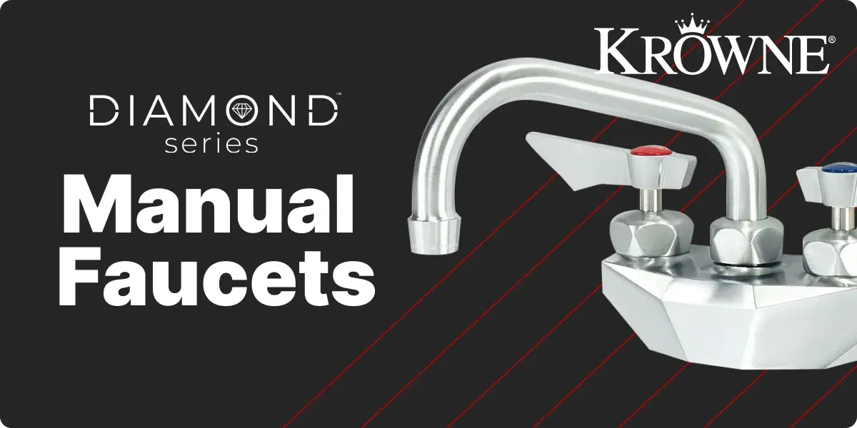 Krowne Diamond Series Commercial Kitchen Faucets