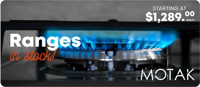 MoTak Commercial Gas Ranges & Stoves