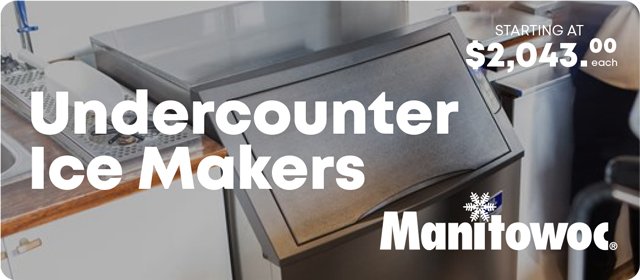 Manitowoc Undercounter Ice Makers