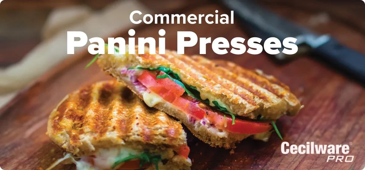 Cecilware Pro Commercial Panini Press & Sandwich Press