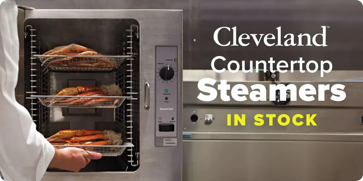 Cleveland Commercial Countertop Steamers