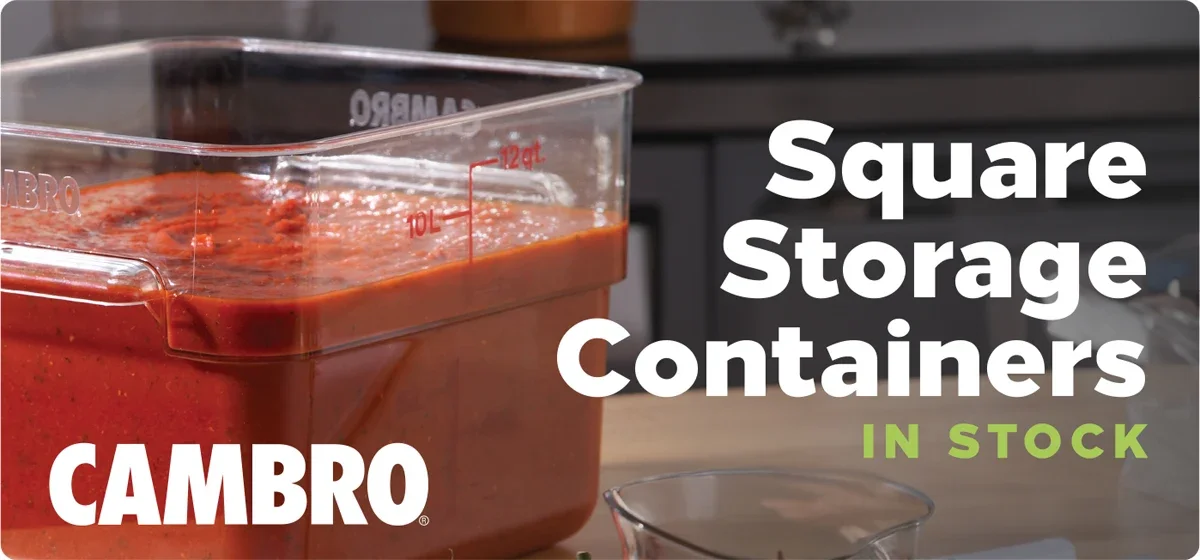 Cambro Square Storage Containers