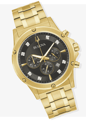 Bulova Men's Chronograph Gold-tone Watch 97D126