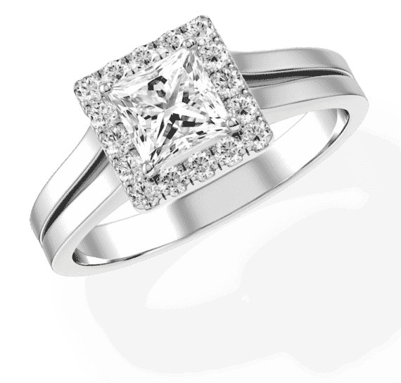 Round Diamond Bridal Ring 