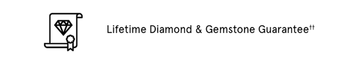 Lifetime Diamond and Gemstone Guarantee††