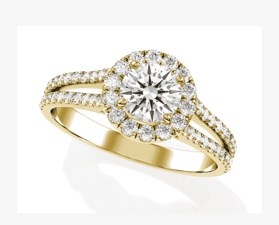 Round Diamond Bridal Ring 