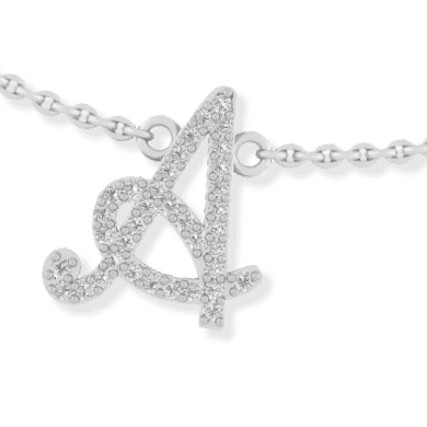 Script Initial Necklace 1/20 - 1/6 ct tw Diamonds 18''