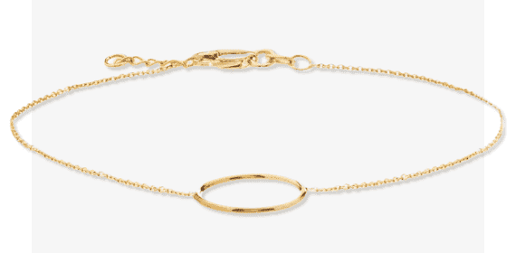 Circle Bracelet 14K Yellow Gold 7.5''