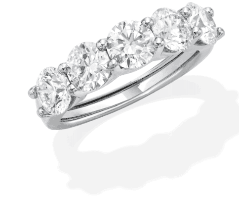 Lab-Created Diamonds by KAY Anniversary Band 2-7/8 ct tw Round-cut 14K White Gold