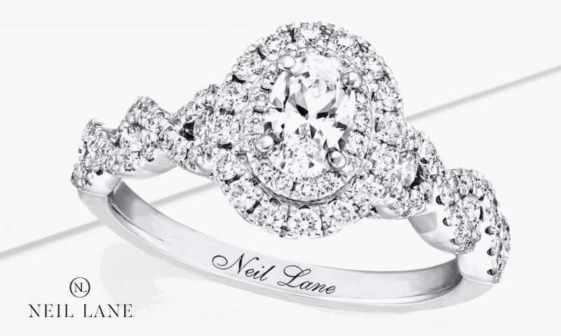 Neil Lane Bridal Diamond Ring 1-1/6 cts tw 14K White Gold