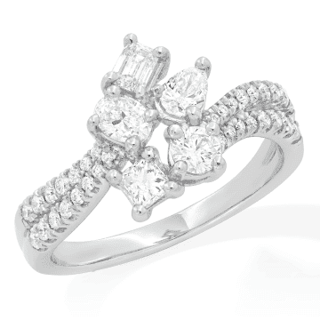 Diamond Ring 1 ct tw 10K White Gold