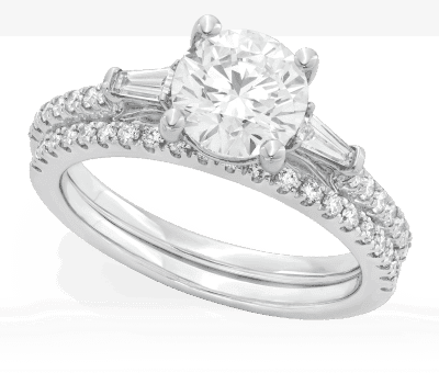 Lab-Created Diamonds by KAY Bridal Set 1-7/8 ct tw 14K White Gold