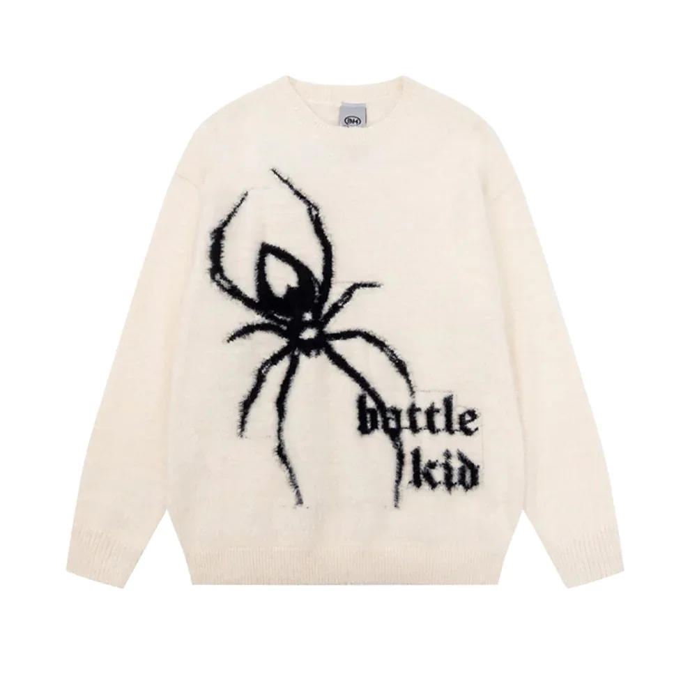 Image of High Street Spider Jacquard Fleece Sweater
