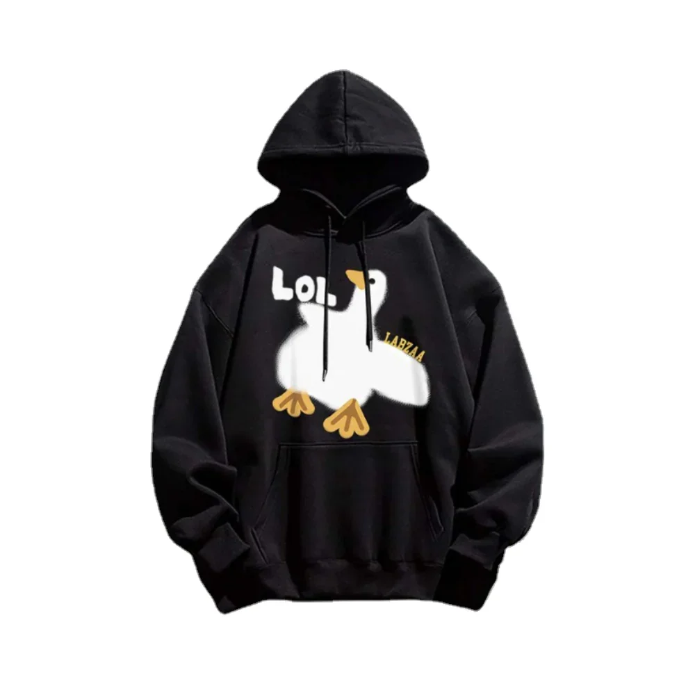 Image of Urban Duck Graphic Cotton Hoodie