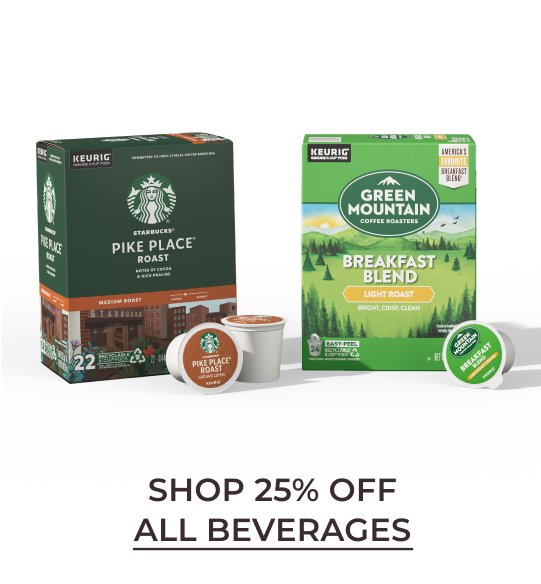 Shop 25% off all beverages with code 25OFFSPRING