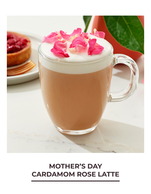 Mother's Day Cardamom Rose Latte