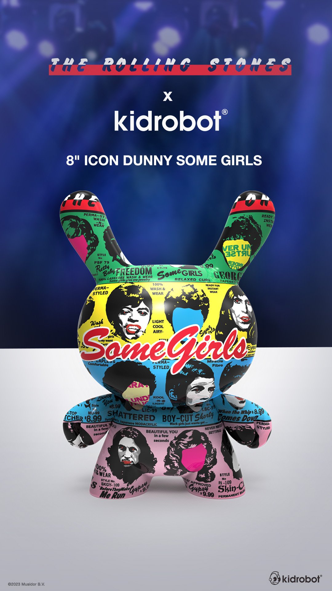 THE ROLLING STONES 8" ICON DUNNY - SOME GIRLS