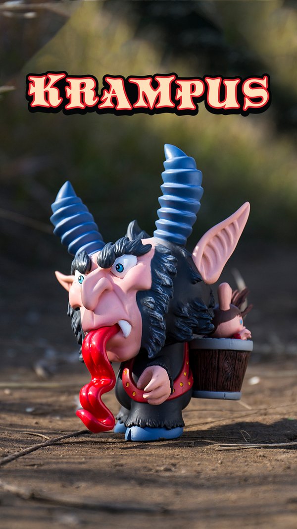 LIMITED EDITION KRAMPUS DUNNY 5" ART FIGURE BY SCOTT TOLLESON