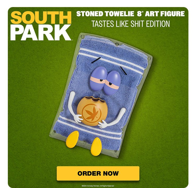 South Park Stoned Towelie 8' Art Figure