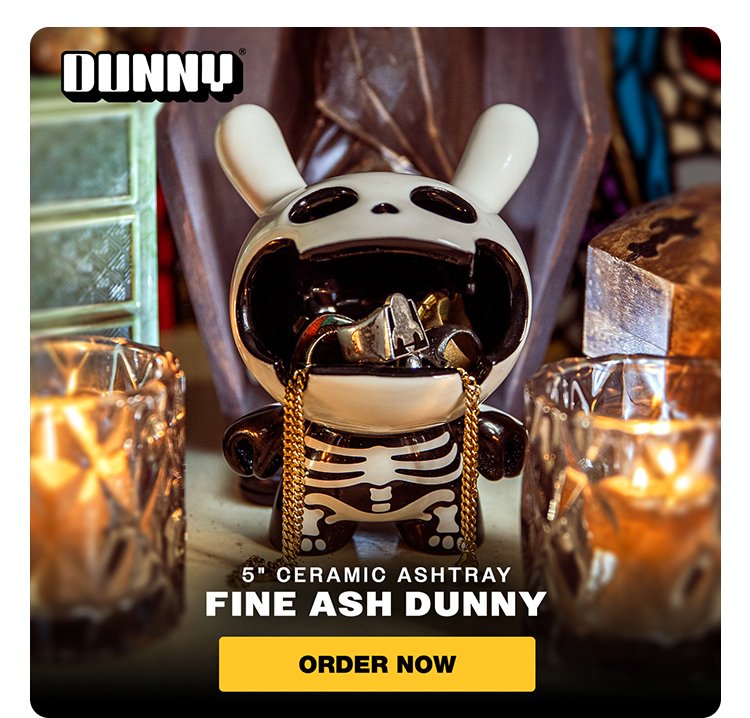 FINE ASH DUNNY 5" CERAMIC ASHTRAY (PRE-ORDER)