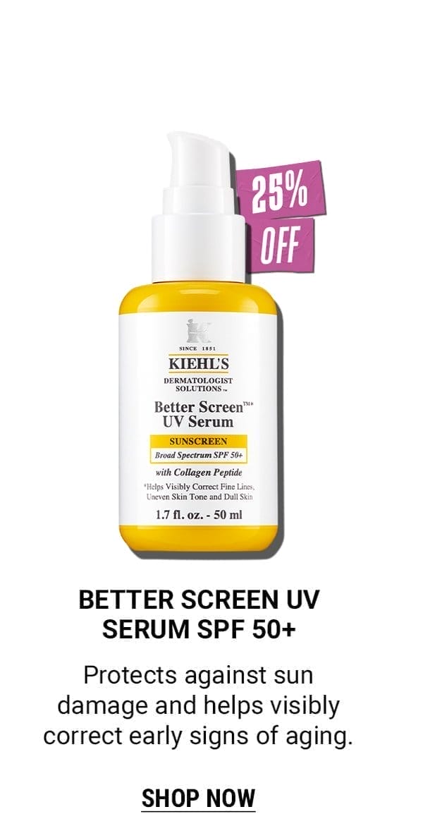 BETTER SCREEN UV SERUM SPF 50+