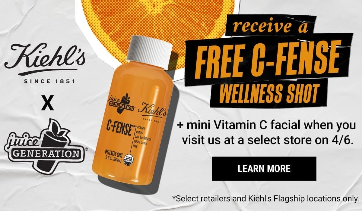 Receive A Free C-Fense Wellness Shot