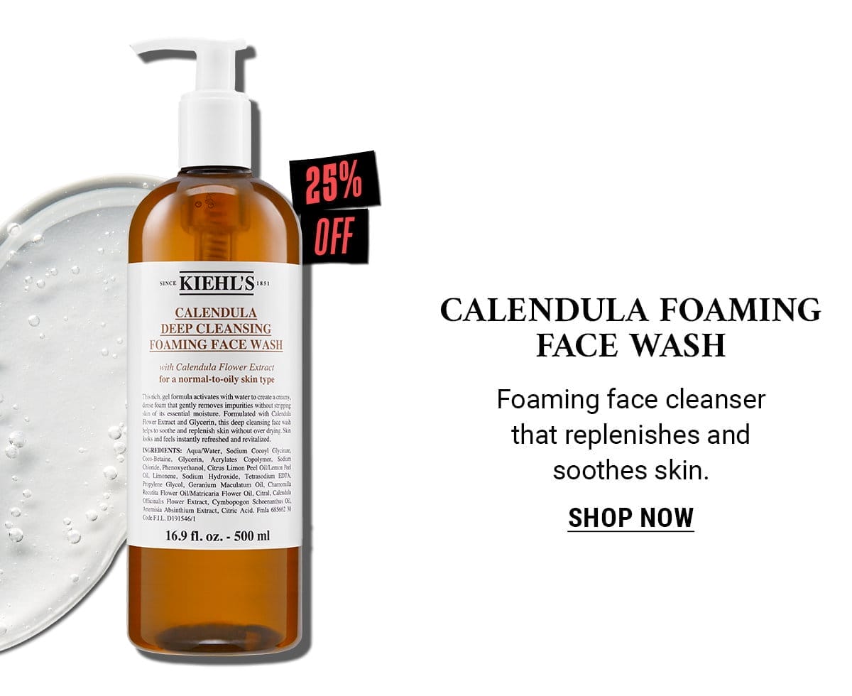 Calendula Foaming Face Wash