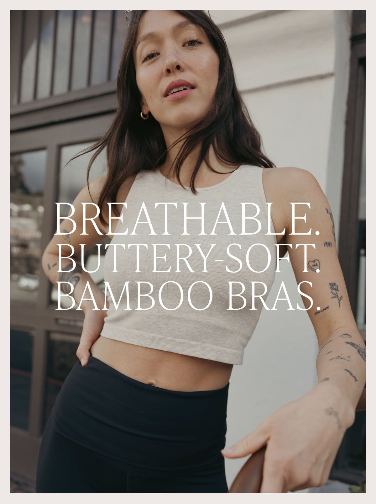 Breathable. Buttery-Soft. Bamboo Bras.