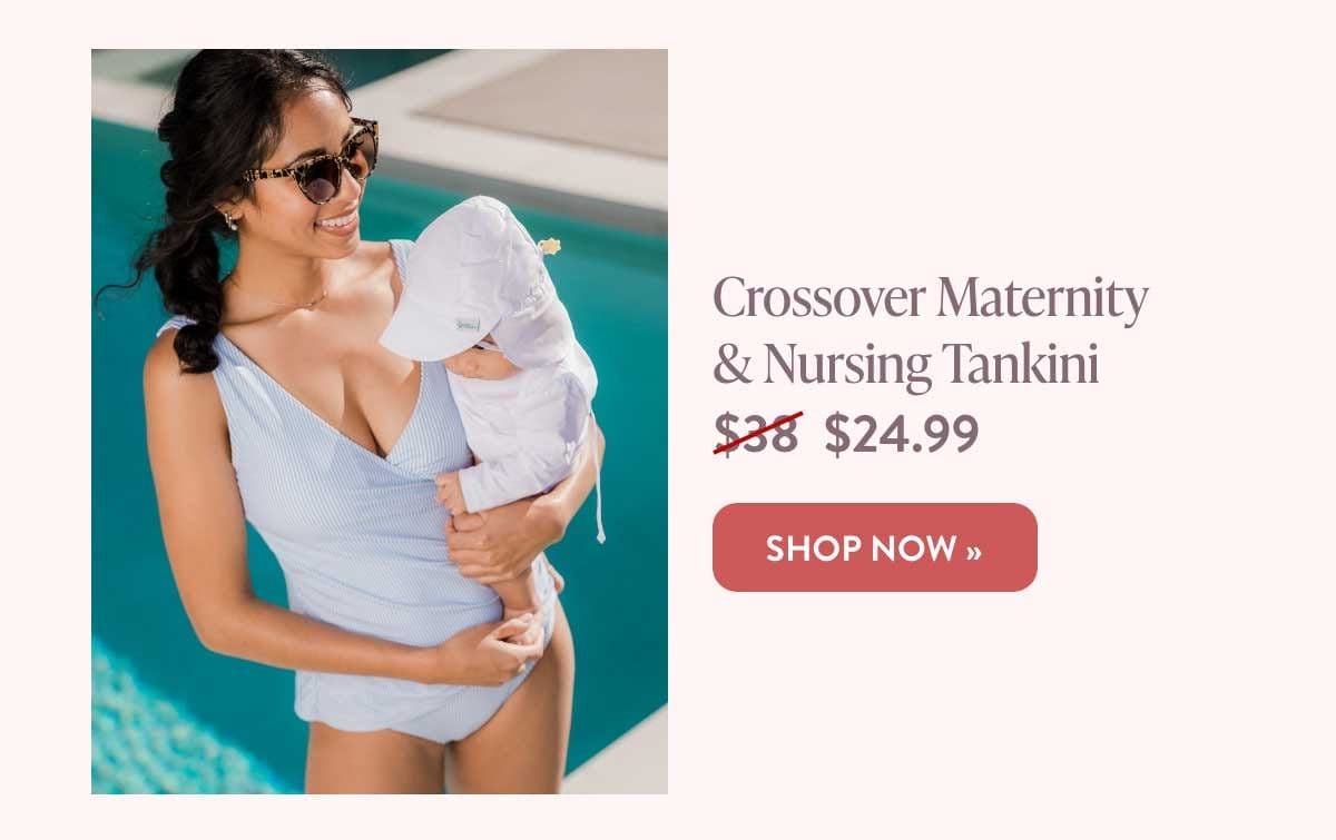 Crossover Maternity & Nursing Tankini