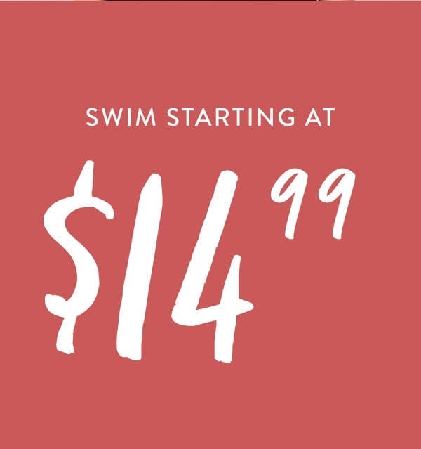 Maternity & Nursing Swim Starting at \\$14.99