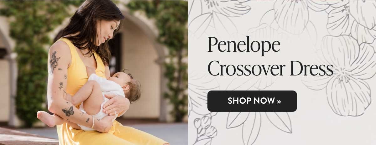 Penelope Crossover Nursing Dress